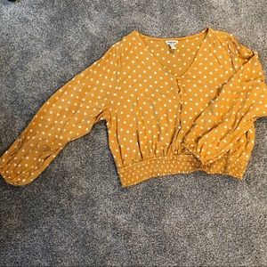 Polka dot blouse